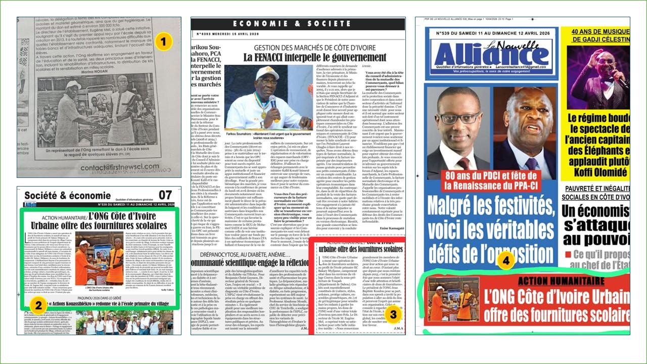 DON DE FOURNITURES SCOLAIRES A L’EC BAKARY MIDJAME